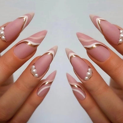 1Kit Gradient Ramp Purple Nail Tips Long Square Ballerina Luxury Nail Decoration With Rhinestones Home DIY Press On Coffin Nails