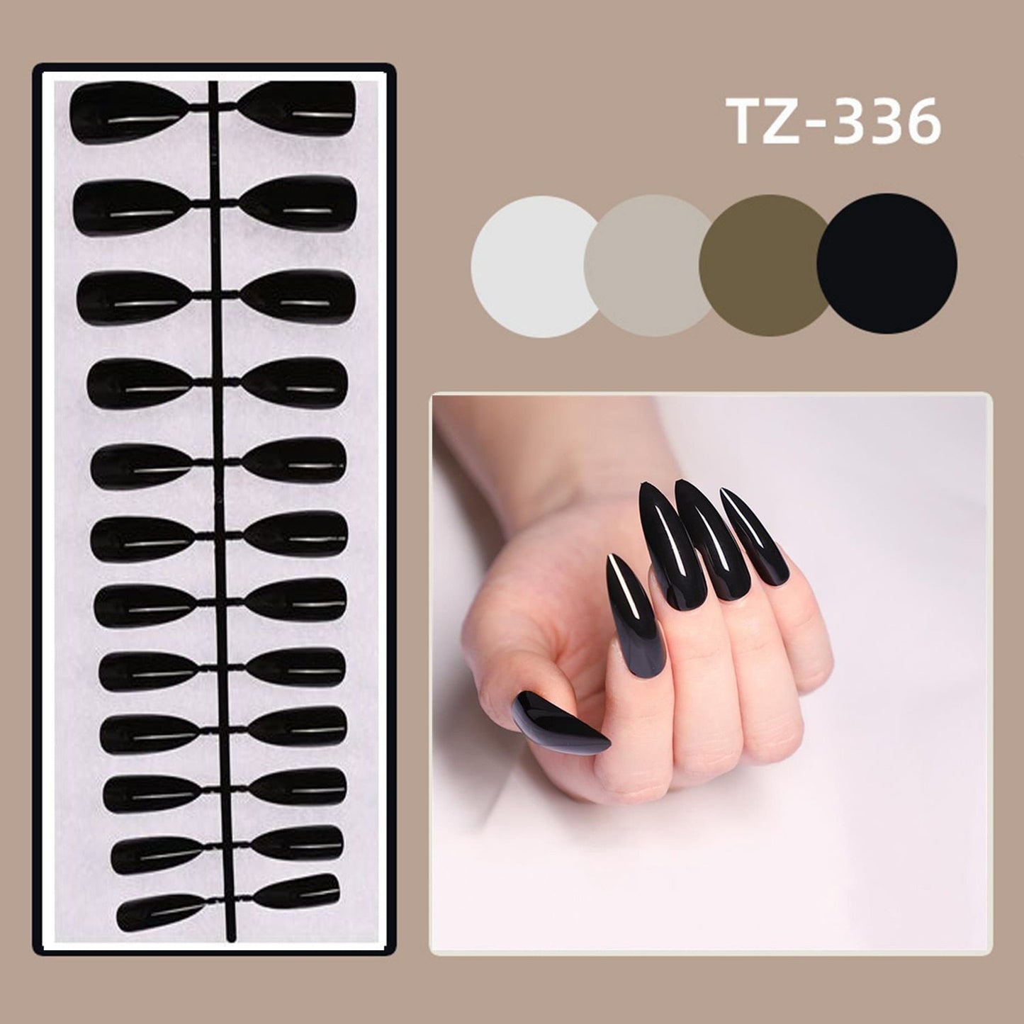 24Pcs Square Head False Nails 2024 New Full Cover Nail Tips Detachable Short Fake Nails Press on Nails Manicure Tools