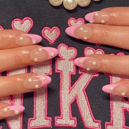 24pcs Cool y2k Style False Nails Fashion Glitter Star Design Press on Nail Patch Full Finished Wearable Artificial Nail Tips