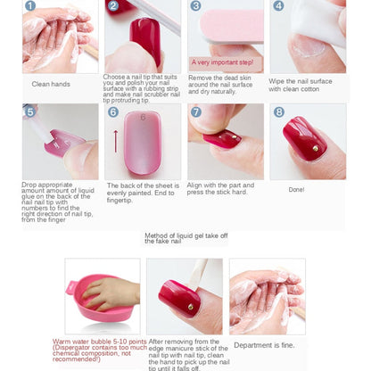 24pcs false nails matte Green Nails Patch with glue Removable Long Paragraph Fashion Manicure press on Nail tips