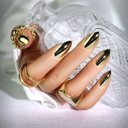 Navolution 24Pcs/Set DIY Manicure Wearable Fake Nails press on Detachable Finished Fingernails Ballet Square Head Almond Short