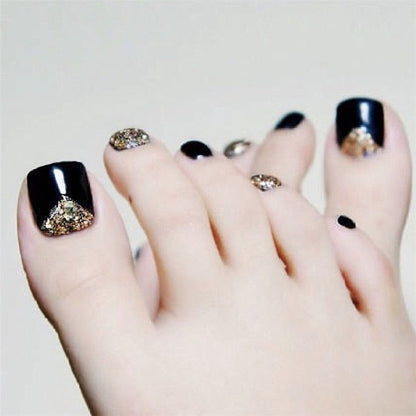 Press On Toenails 2024 Summer False Toenails For girls Cute Nail for Foot Artificial Nail tips Full Cover Nails feet False Nails