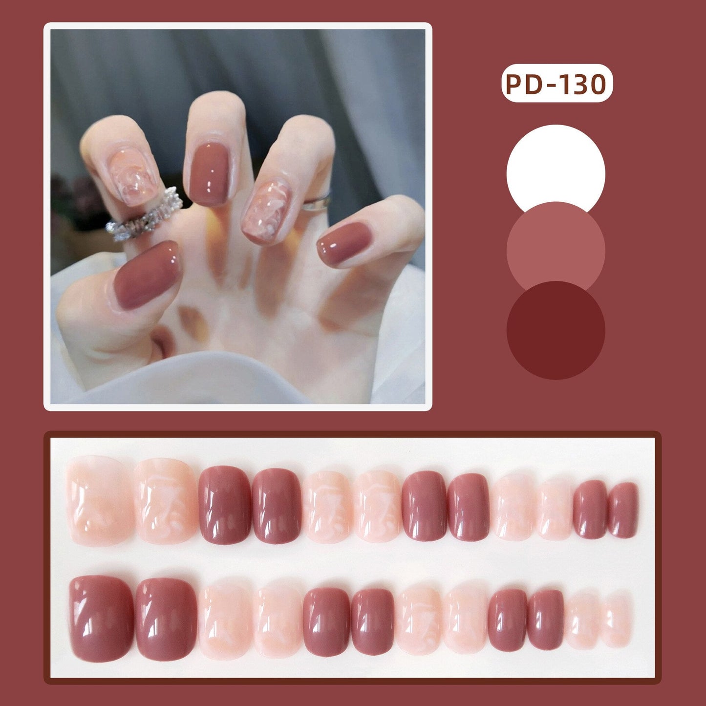24pcs Lemon Short Wear Tips Nail False Patch Press on Nails Supplies for Professionals Artifical Fake Nails Faux Ongles Uñas